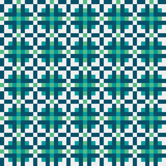 Abstract Cross Pattern generative computational art illustration