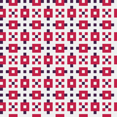 Abstract Cross Pattern generative computational art illustration