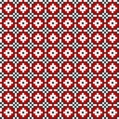 Abstract Cross Pattern generative computational art illustration