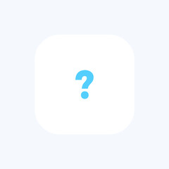 Support FAQ sign icon vector illustration