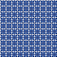 Abstract Cross Pattern generative computational art illustration