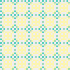 Abstract Cross Pattern generative computational art illustration