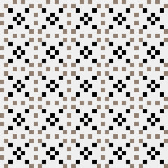 Abstract Cross Pattern generative computational art illustration