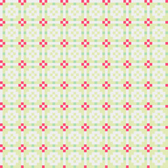 Abstract Cross Pattern generative computational art illustration