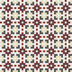 Abstract Cross Pattern generative computational art illustration