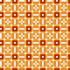 Abstract Cross Pattern generative computational art illustration