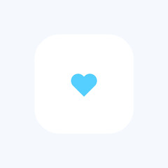 Favorite Heart sign icon vector illustration