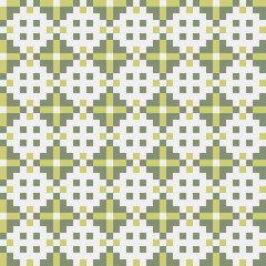 Abstract Cross Pattern generative computational art illustration