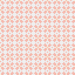 Fototapeta premium Abstract Cross Pattern generative computational art illustration