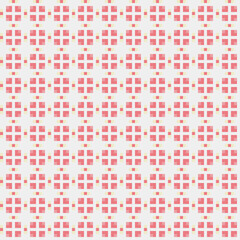 Fototapeta premium Abstract Cross Pattern generative computational art illustration