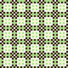 Fototapeta premium Abstract Cross Pattern generative computational art illustration