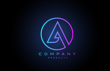 A alphabet letter logo icon. Creative design for company and business