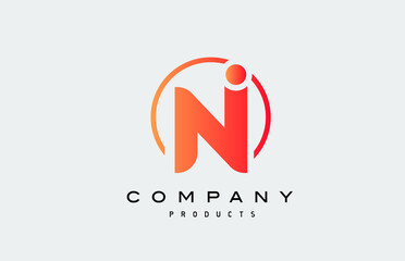 Fototapeta premium N alphabet letter logo icon. Creative design for company and business
