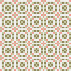 Abstract Cross Pattern generative computational art illustration