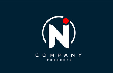 N alphabet letter logo icon. Creative design for company and business