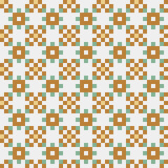Abstract Cross Pattern generative computational art illustration