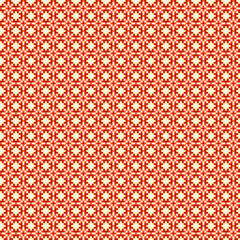 Abstract Cross Pattern generative computational art illustration