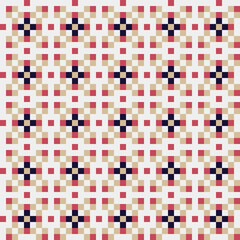 Abstract Cross Pattern generative computational art illustration