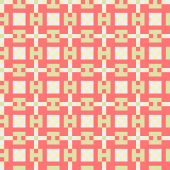 Abstract Cross Pattern generative computational art illustration