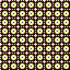 Abstract Cross Pattern generative computational art illustration