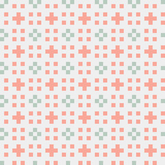 Abstract Cross Pattern generative computational art illustration