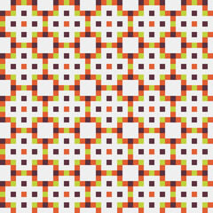 Abstract Cross Pattern generative computational art illustration