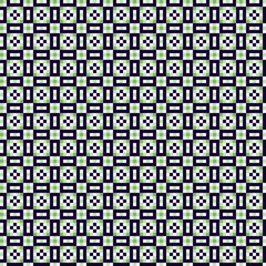 Fototapeta premium Abstract Cross Pattern generative computational art illustration