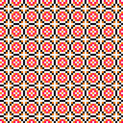 Abstract Cross Pattern generative computational art illustration