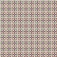 Fototapeta premium Abstract Cross Pattern generative computational art illustration