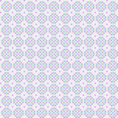 Abstract Cross Pattern generative computational art illustration