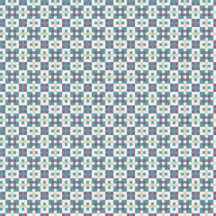 Fototapeta premium Abstract Cross Pattern generative computational art illustration