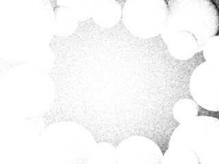 White ball background. Hand-drawn white ball. Drawing White ball, sketch.