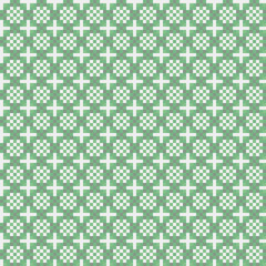 Abstract Cross Pattern generative computational art illustration