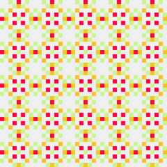 Fototapeta premium Abstract Cross Pattern generative computational art illustration