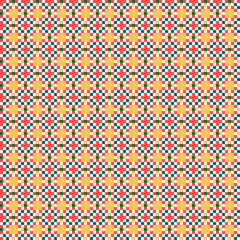 Abstract Cross Pattern generative computational art illustration