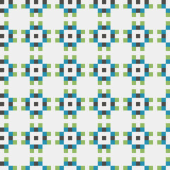 Abstract Cross Pattern generative computational art illustration