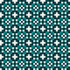 Abstract Cross Pattern generative computational art illustration