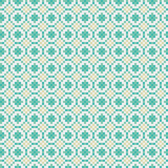 Fototapeta premium Abstract Cross Pattern generative computational art illustration