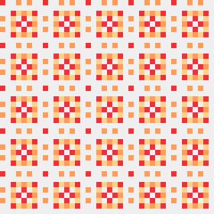 Abstract Cross Pattern generative computational art illustration