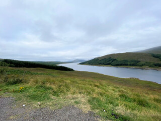 A view of the Scottish Highlands north of Ben Nevis