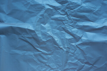 background with wrinkled effect paper blue