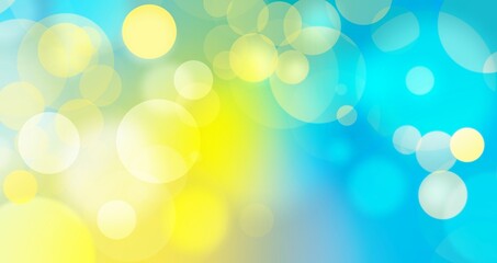 bokeh blue color abstract for background