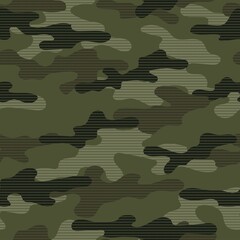 modern green military vector camouflage print, seamless pattern for clothing headband or print. camouflage from pols	