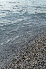 water and stones