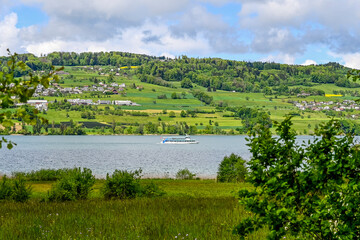 Beinwil, Hallwilersee, See, Seeufer, Seeuferweg, Naturschutzgebiet, Dorf, Meisterschwanden,...