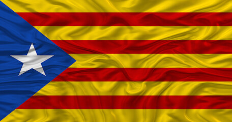Catalonia flag and social issues