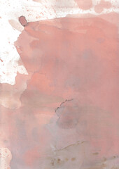 Rose painted texture, watercolor banner background