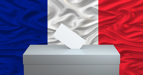 France flag and voting