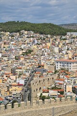 View on Kavala in Greece from the castle