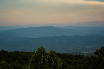 morning in the mountains
